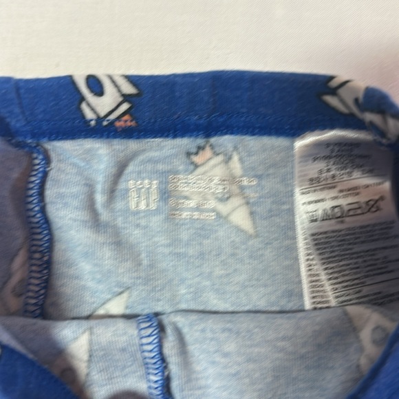 GAP - Blue Rocket Print Kids Pajamas - Picture 5 of 5
